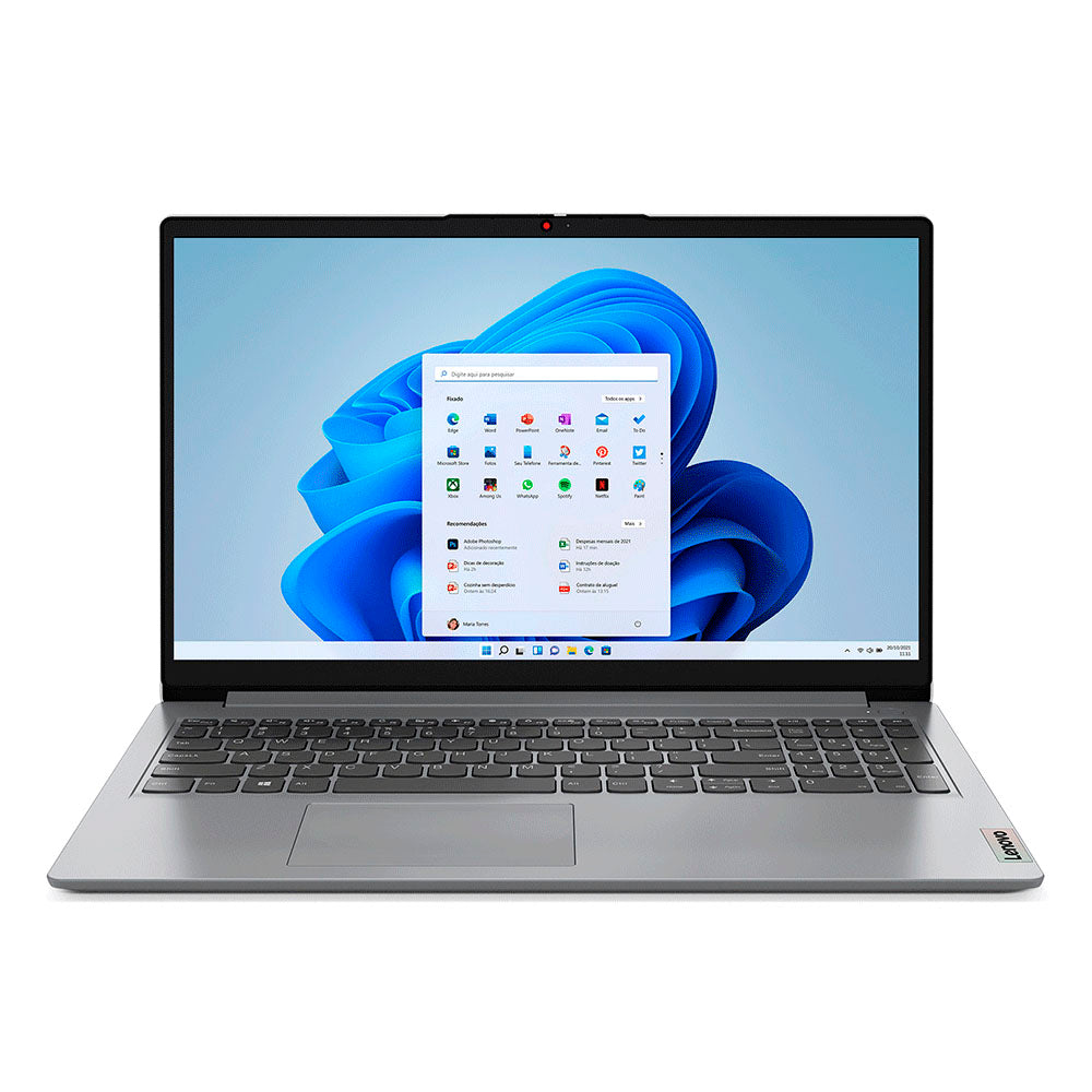 Notebook Lenovo Ideapad 1i Celeron N4020 4gb 128Gb Ssd 15.6 Pols Win11 Home Cinza - 82VX0001BR