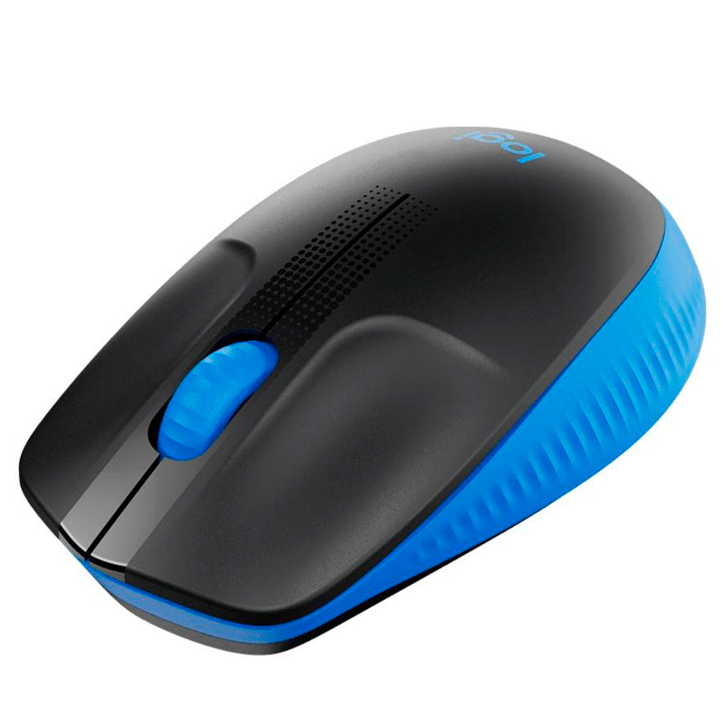 Mouse Sem Fio Logitech M190 Azul / Preto - 910-005903