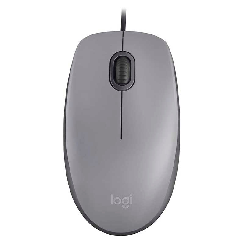 Mouse Usb Logitech M110 Silencioso Cinza - 910-005494