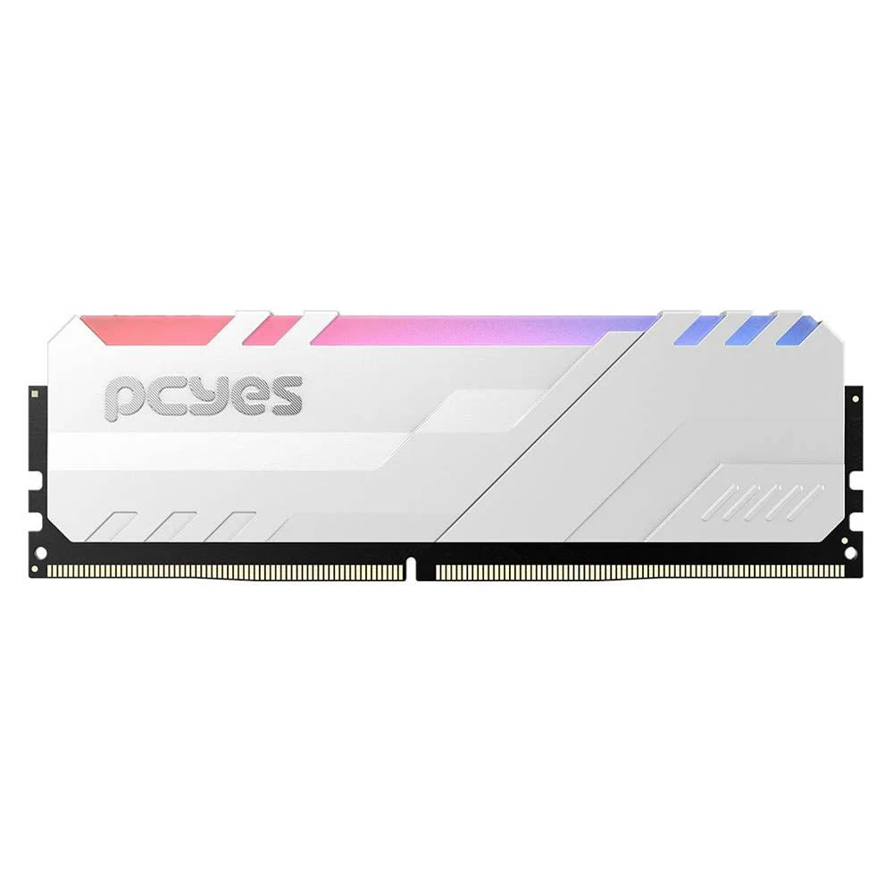 Memoria Ddr4 16gb 3200mhz PCYes Gamer Udimm Branca C/ RGB - PM163200D4WR