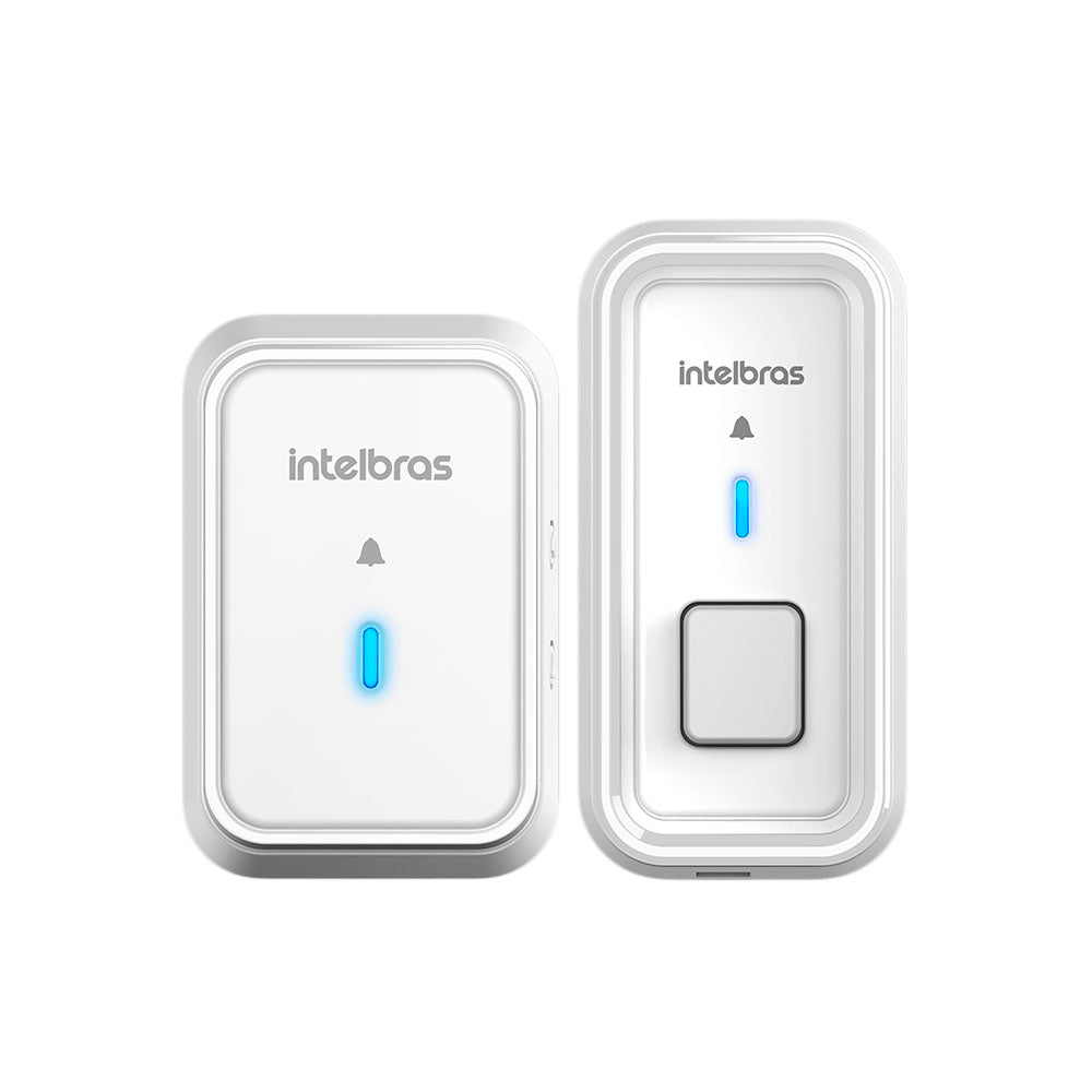 Campainha Sem Fio Com Bateria Intelbras Cib 101 Branca - 4522001