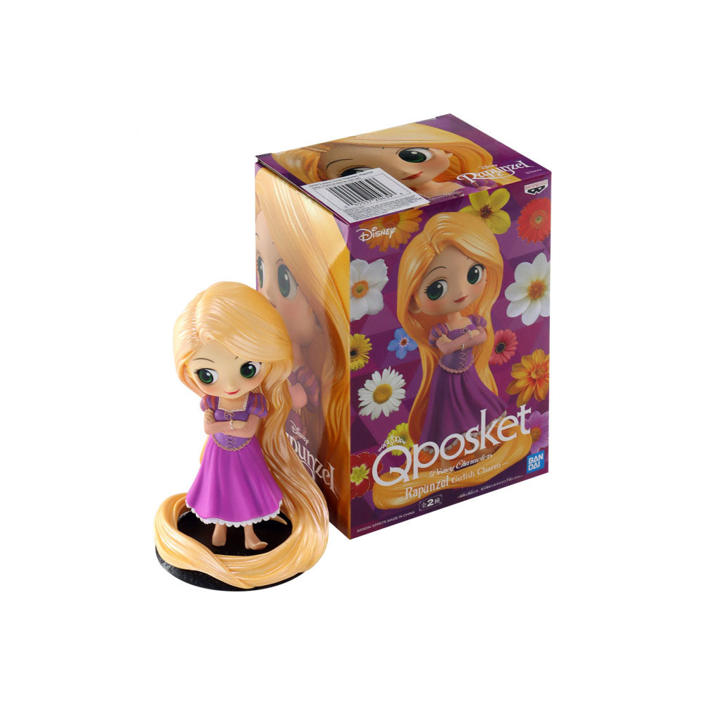 Action Figure Princesas Disney - Rapunzel - Girlish Charm - Q Posket - 32954