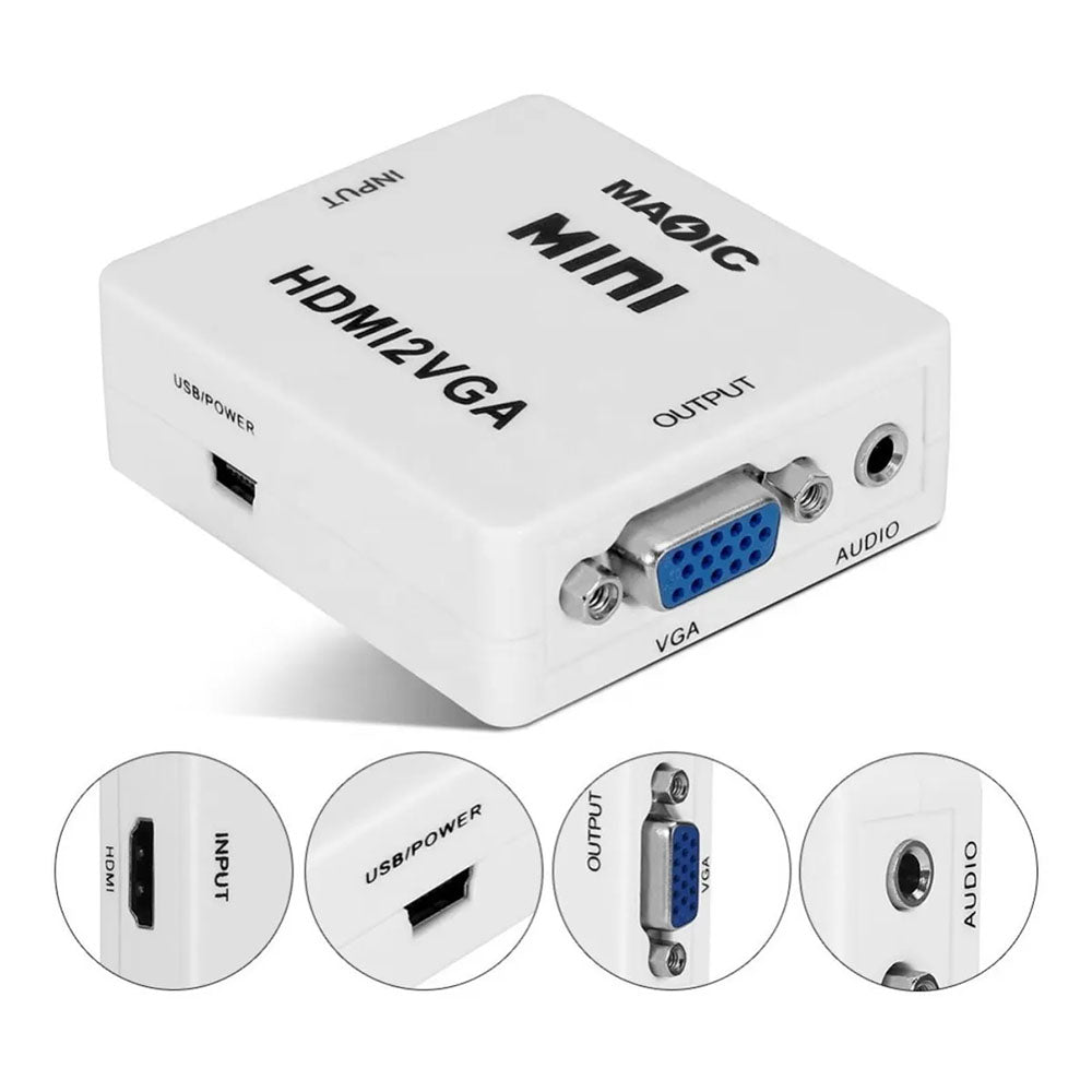 Adaptador Conversor Vga Fêmea Para Hdmi - Vga2hdmi