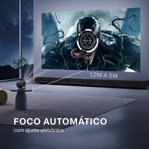 Projetor Smart Full HD Android/iOS Multi Bluetooth 300 ANSI Lumens (1920x1080) Preto - PJ300N