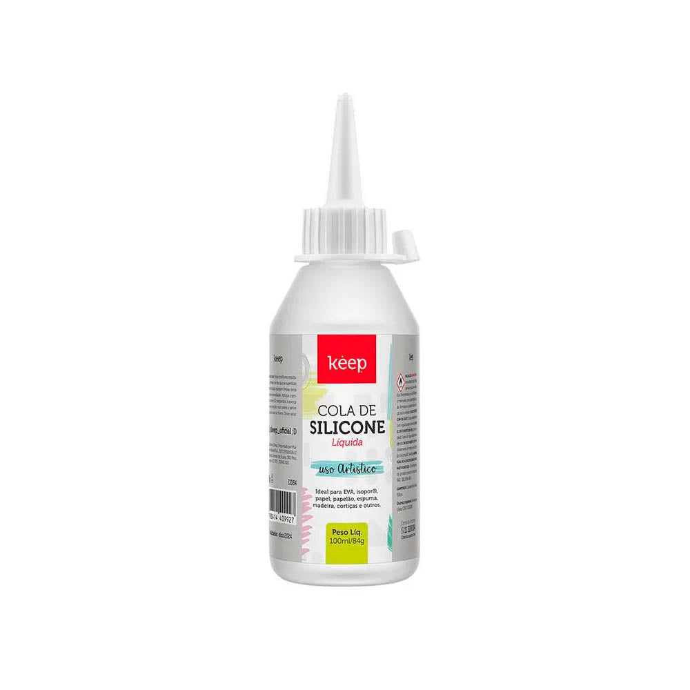 Cola de Silicone Liquida 100ml Keep - EI084