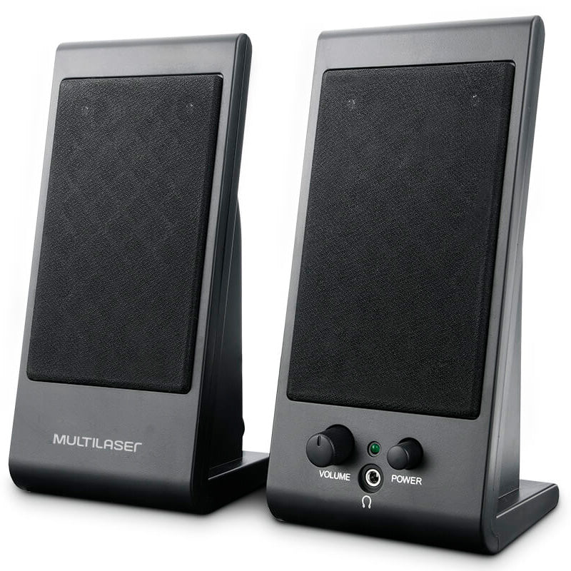 Caixa De Som 2.0 Multilaser Flat 3w Usb - Sp009