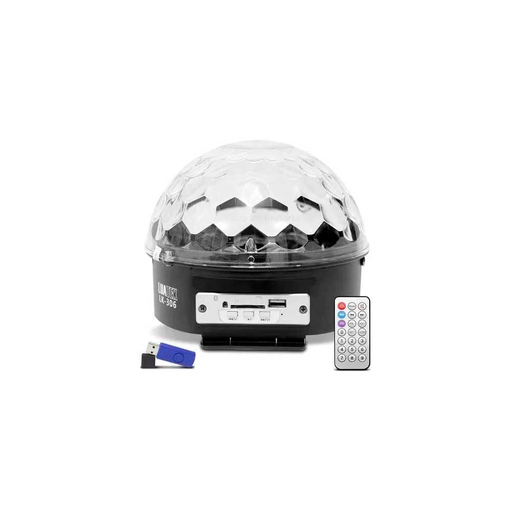Globo Magico Led Cristal 6 Cores LuaTek - LK-306B