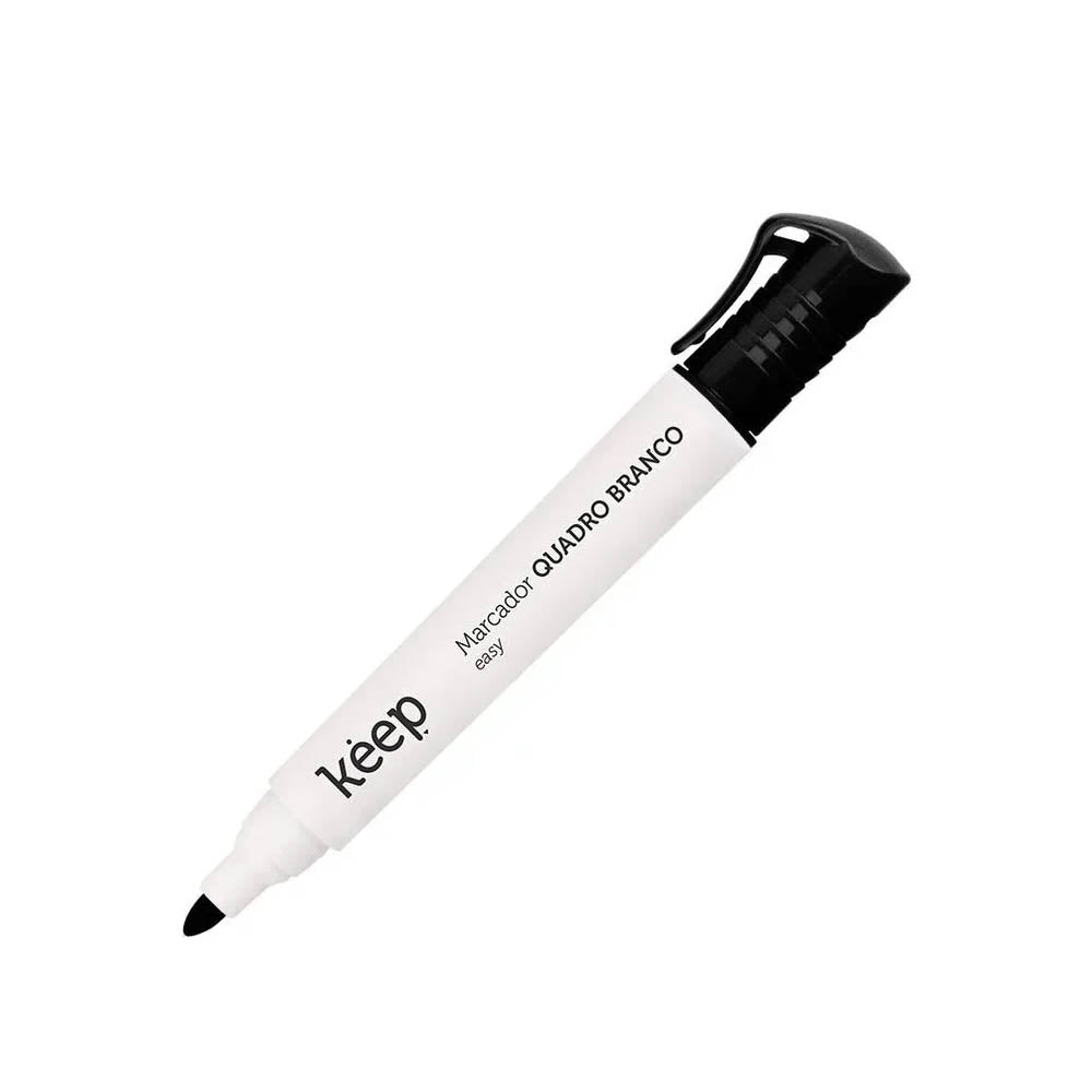 Pincel Marcador de Quadro Branco Keep Easy Preto - MR009