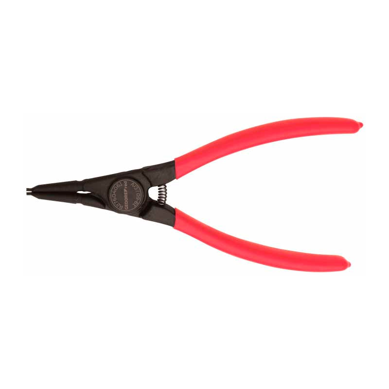 Alicate para Anéis Externos de Pontas Retas Vermelho - 100140