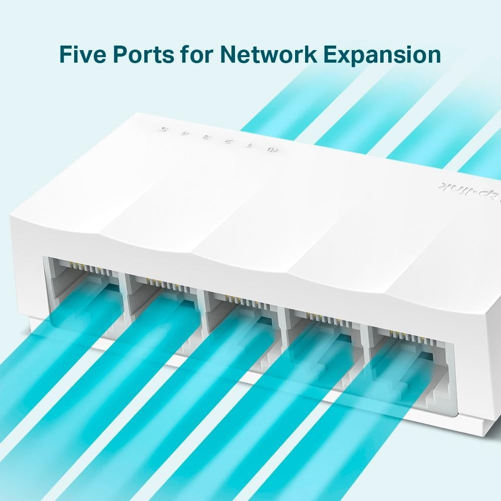Switch 05 Portas Fast Ethernet 10/100Mbps Tp-Link - Ls1005 Truedata