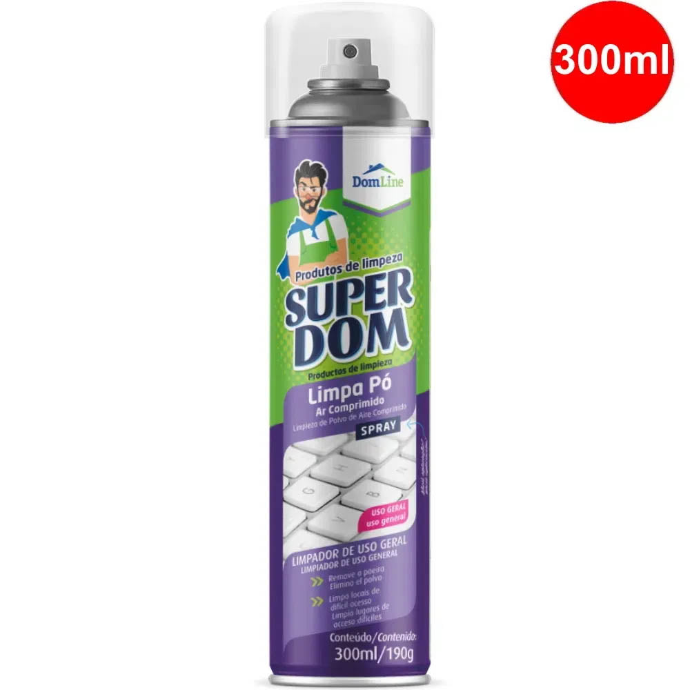 Ar Comprimido Spray Removedor de Pó 300ml Domline