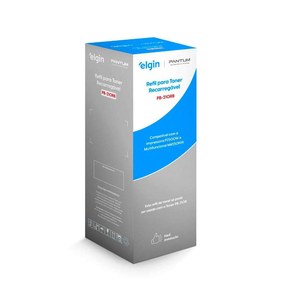 Refil P/ Toner Recarregável Elgin Pantum PB-210RB - Para P2500/ M6500/M6550/M6600n Truedata