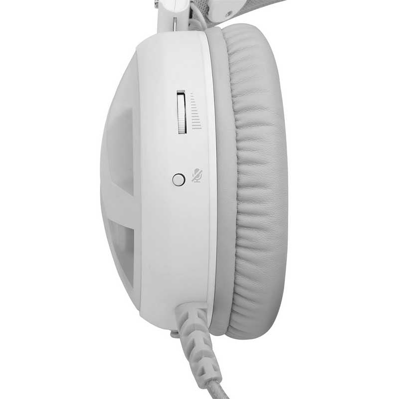 Headset Gamer Redragon Minos Lunar USB Branco - H210W