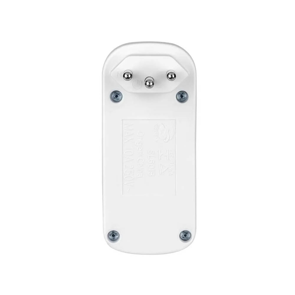 Adaptador E Carregador 2 Tomadas 2 Usb 2.1A Multi - WI331