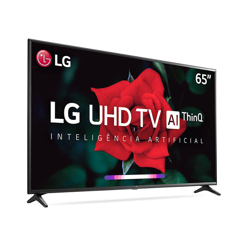 Smart TV Led LG 65" UHD Wi-fi Bluetooth USB HDMI Thinq AI Alexa Integrada - 65UN7100PSA Truedata
