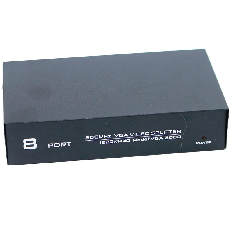 Splitter De Video Vga 8 Portas Image 8 Port Vga Splitter 1920 X 1440 200 Mhz Truedata