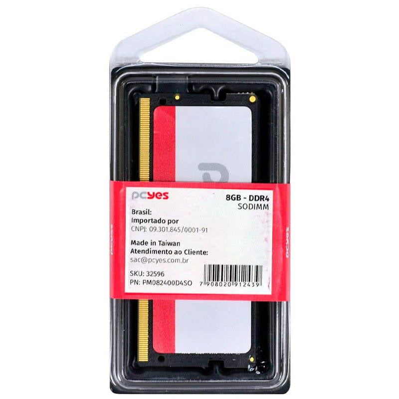 Memoria para Notebook Ddr4 8gb 2666Mhz PCYes PM082666D4SO