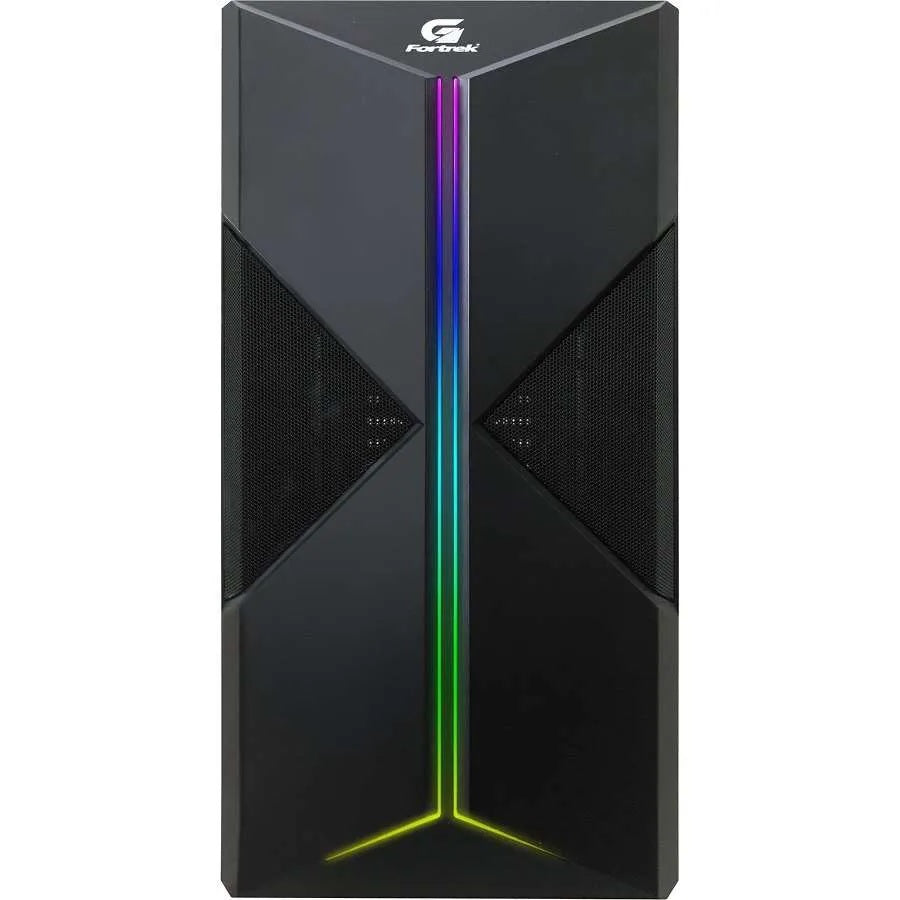 Gabinete Gamer Fortrek Mid Tower Holt Rgb Com lateral em Acrilico - Pn 70571 Truedata