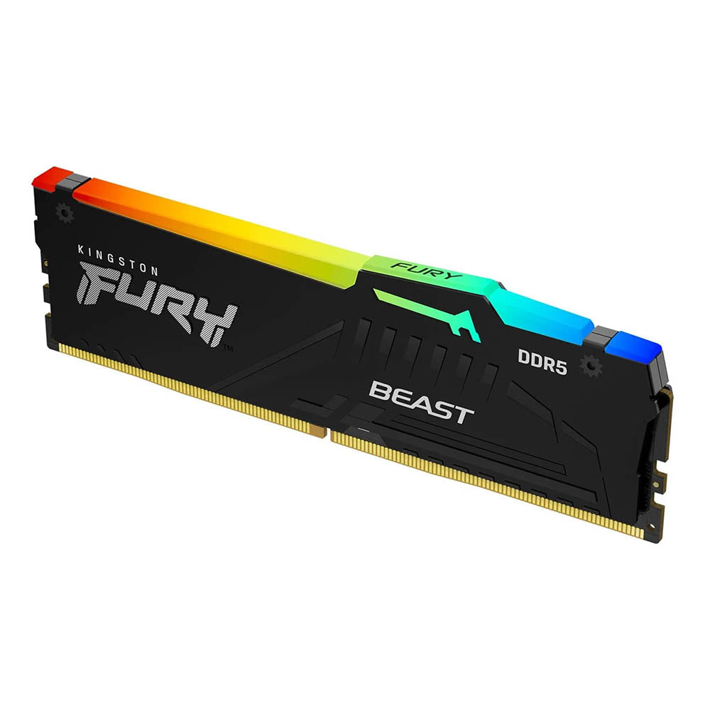 Memoria Gamer Ddr5 32gb 5600mhz Kingston Fury Beast Black RGB - KF556C40BBA-32
