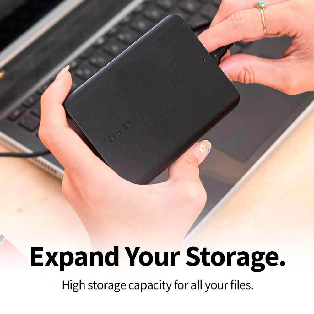 Hd Externo 2tb Toshiba Canvio Basics Usb 3.0 Preto - HDTB520XK3AA Truedata