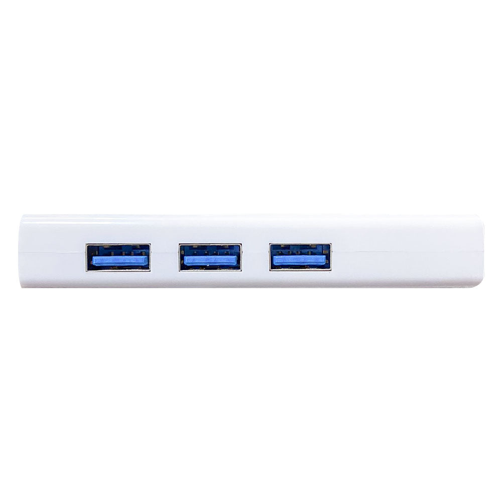 Adaptador Usb 3.0 Para Rj45 10/100/1000 (Placa De Rede Usb) + Hub Usb 3 Portas 3.0 Knup - KP-T133