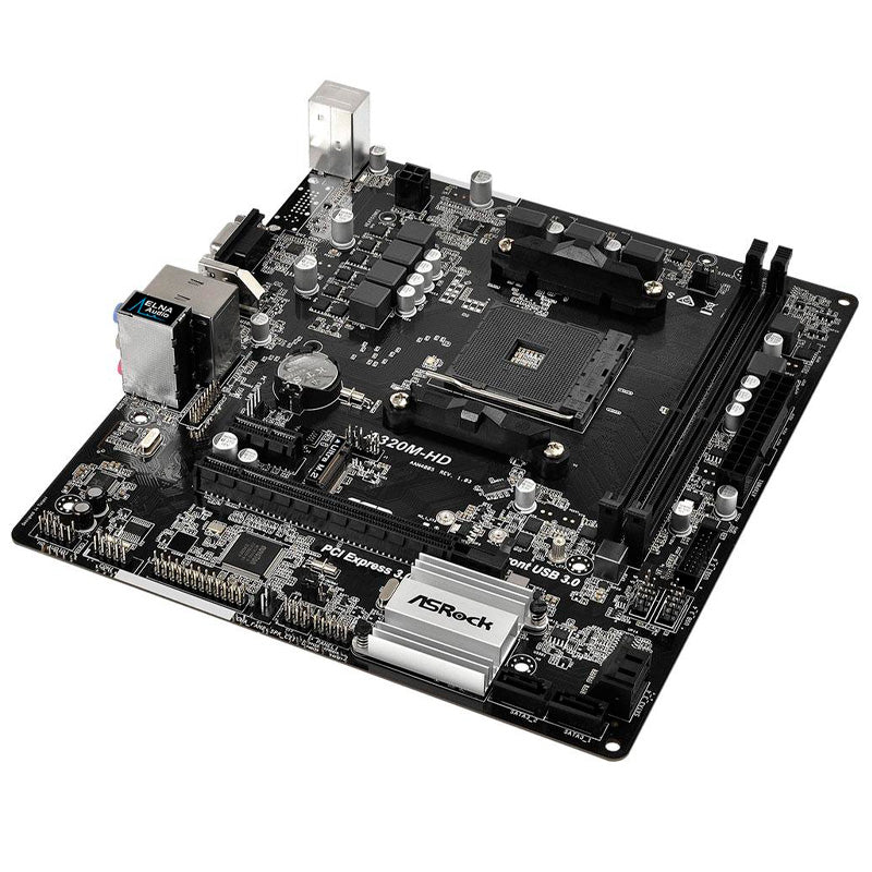 Placa Mae AMD ASRock A320M-HD DDR4 Socket AM4