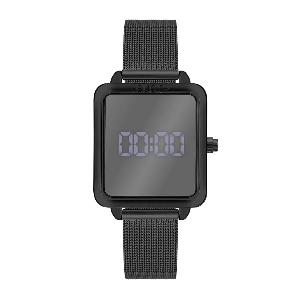 Relógio de Pulso Euro Digital Fashion Fit Reflexos Preto - EUDS8054AE/4P
