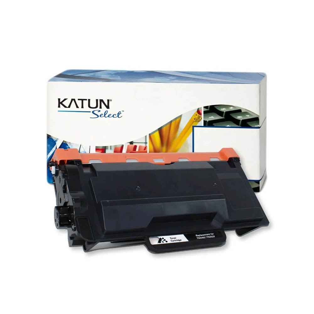 Toner Katun Select Brother Preto TN3492 20k P/ HLL-6402DW MFCL-6902DW Truedata