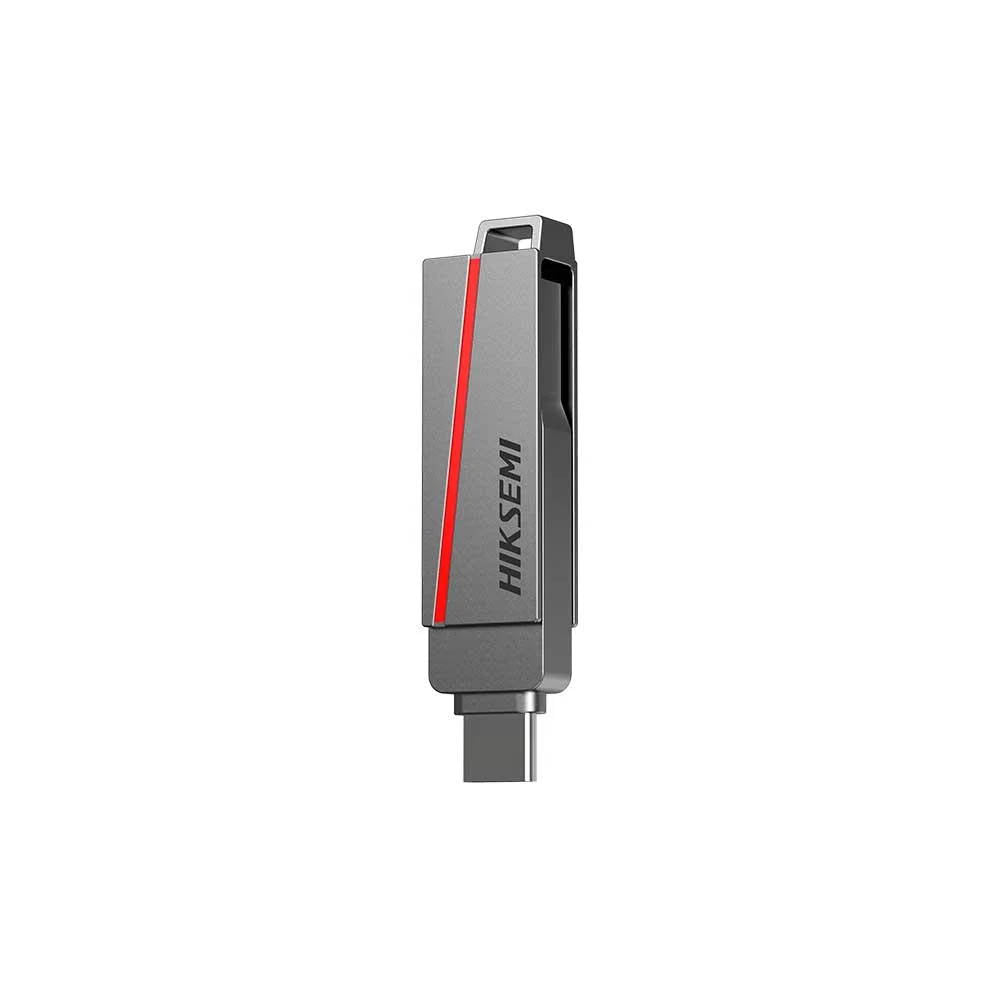 Pen Drive 64gb Usb 3.0 / Tipo C Hiksemi Dual Drive E307C Preto - HS-USB-E307C/64G/U3