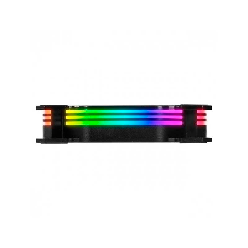 Cooler Fan para Gabinete PCYes Huracan H3 Led RGB 120mm 06 Pinos - PH3RGB120 Truedata