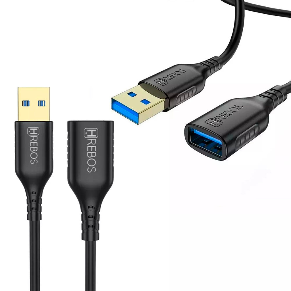 Cabo Extensor Usb 3.0 A Macho x Femea - 3 Metros
