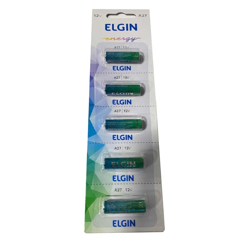 Bateria Alcalina 12v A27 Elgin - 82196
