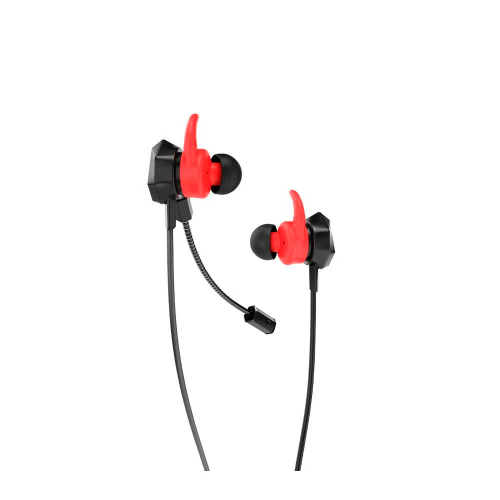 Fone de Ouvido Gamer Intraauricular C/ Microfone Gamer Redragon Bomber Elite P3 / P2 - E300