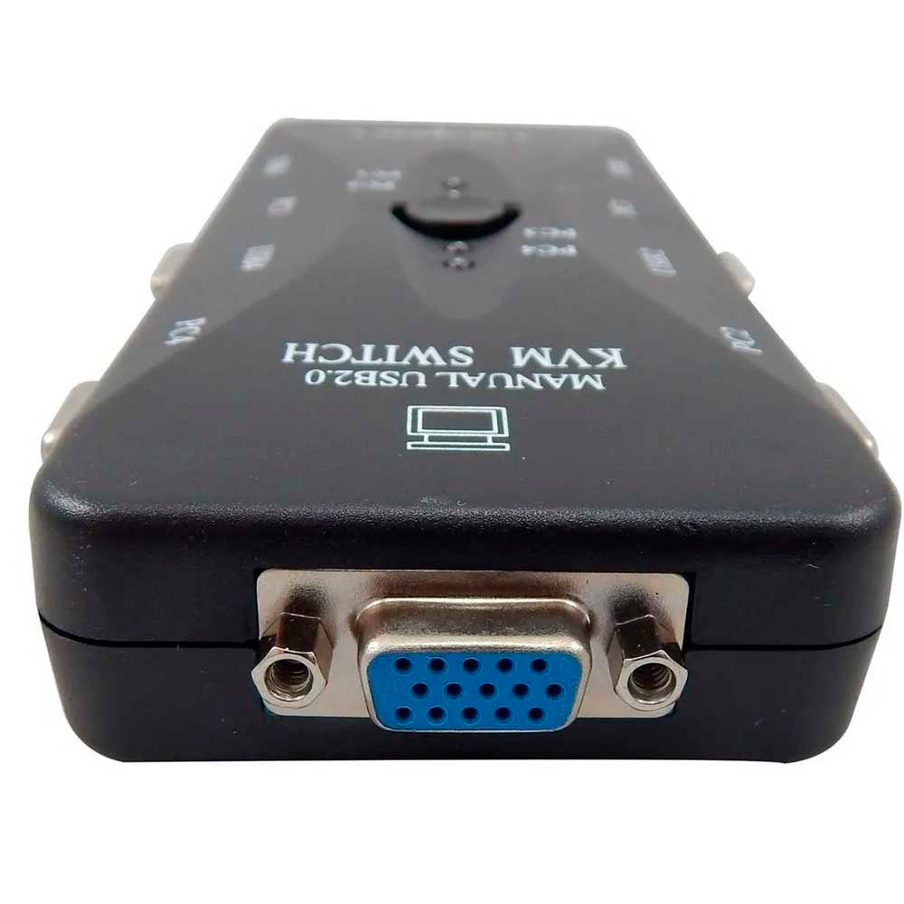 Switch Kvm Vga 4 Portas Lelong - 2.0 Kvm Switch - LE-5553