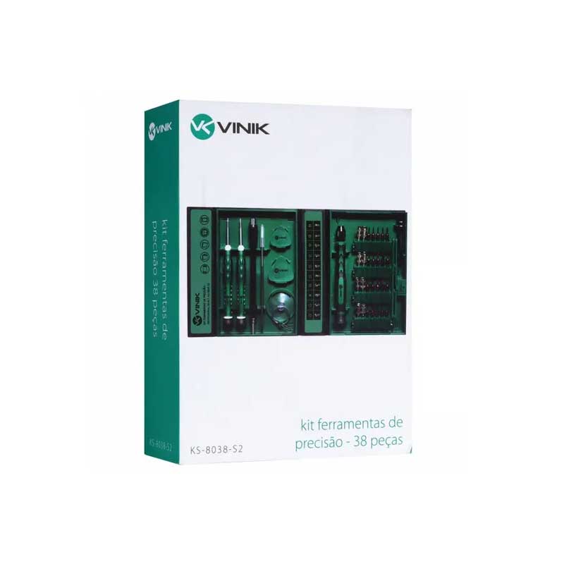 Kit De Ferramentas de Precisão Profissional 38 Peças - KS-8038-S2