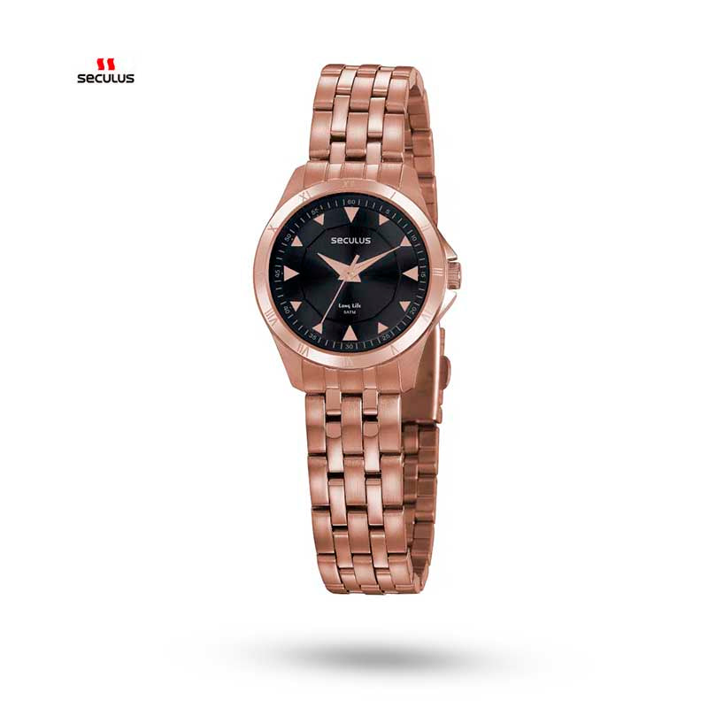 Relógio de Pulso Seculus Long Life Rose Gold - 20919LPSVRA3