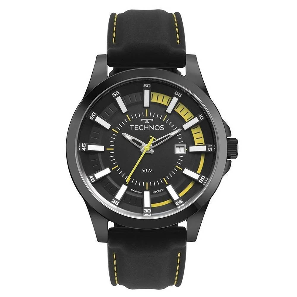 Relógio de Pulso Technos Performance Racer em Silicone Preto - 2117LFJ/0P
