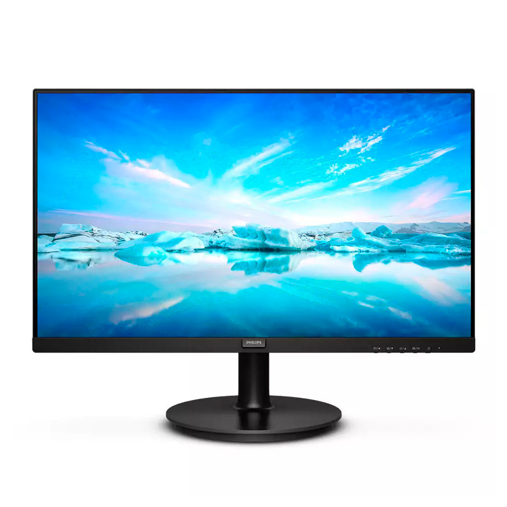 Monitor Led 21.5 Pols Philips 1920 x 1080 Full Hd Hdmi Vga C/ Saída de Áudio Preto - 221V8L