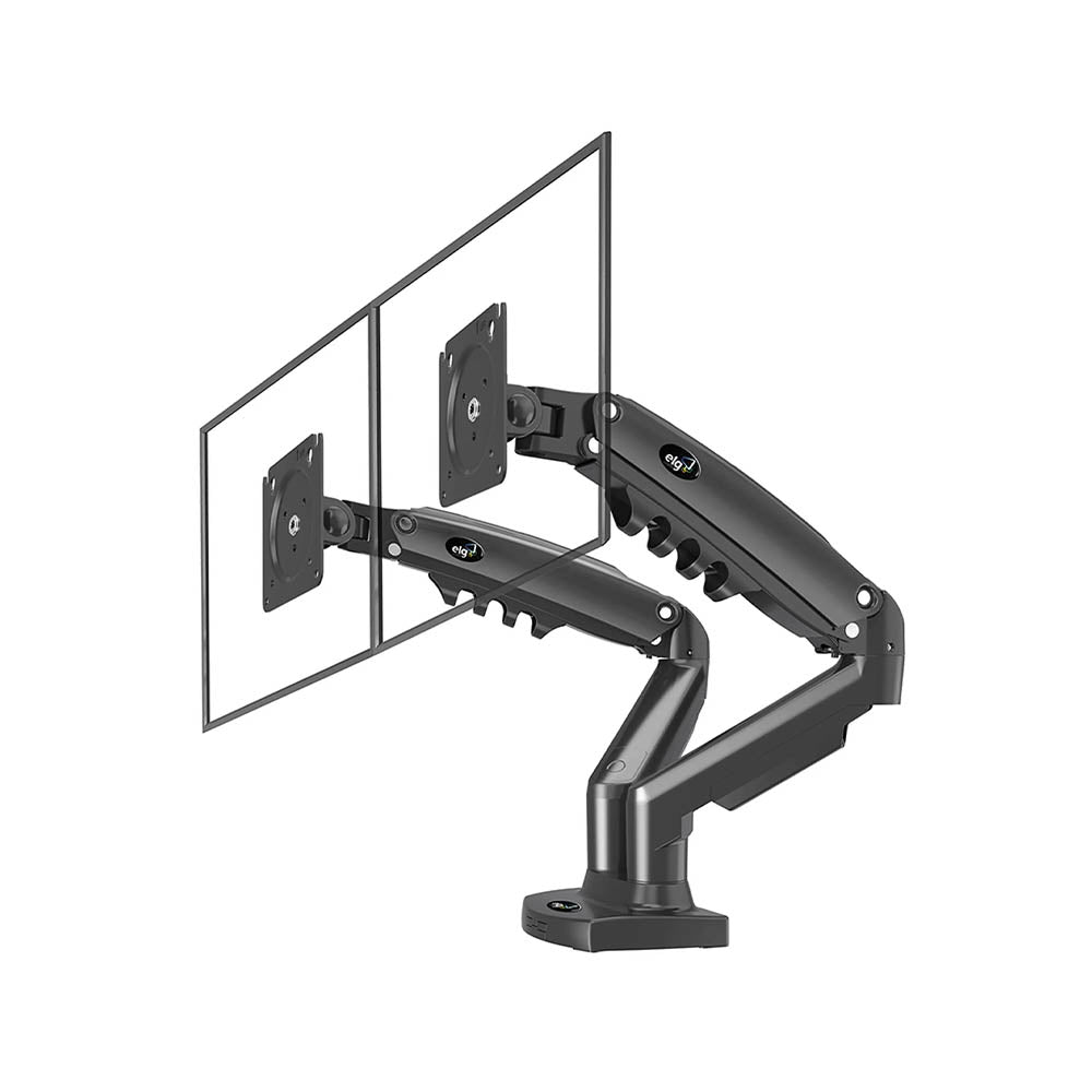 Suporte de Mesa Articulado Para Dois Monitores ELG F160N 17" a 35" - 80837