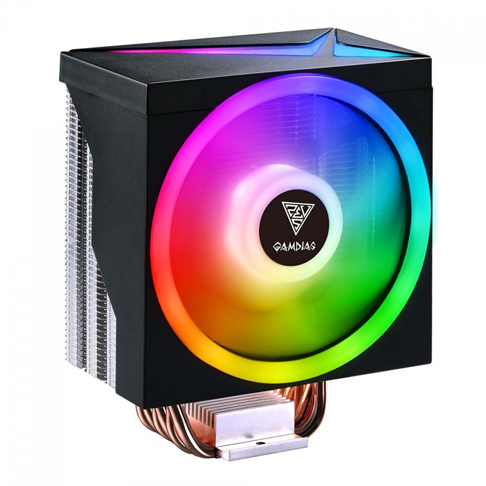Cooler Para Processador Intel / AMD Gamdias Boreas M1-610 120mm Led RGB - BOREAS M1-610