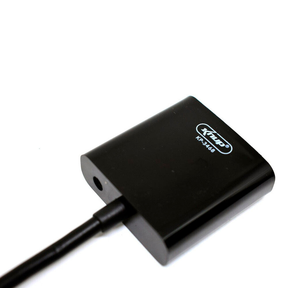 Adaptador Conversor Hdmi Macho Para Vga Fêmea Knup - KP-3468