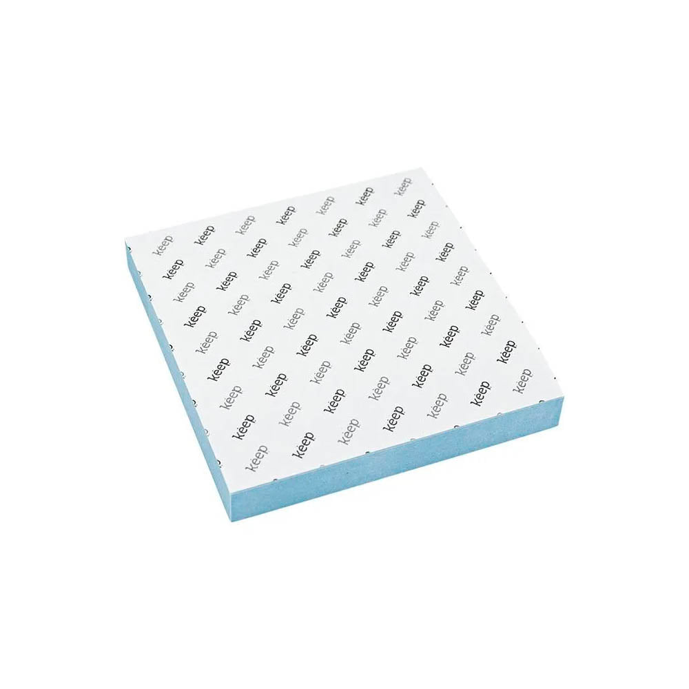Bloco Adesivo 75x75mm Azul 100 Folhas Keep - EI019
