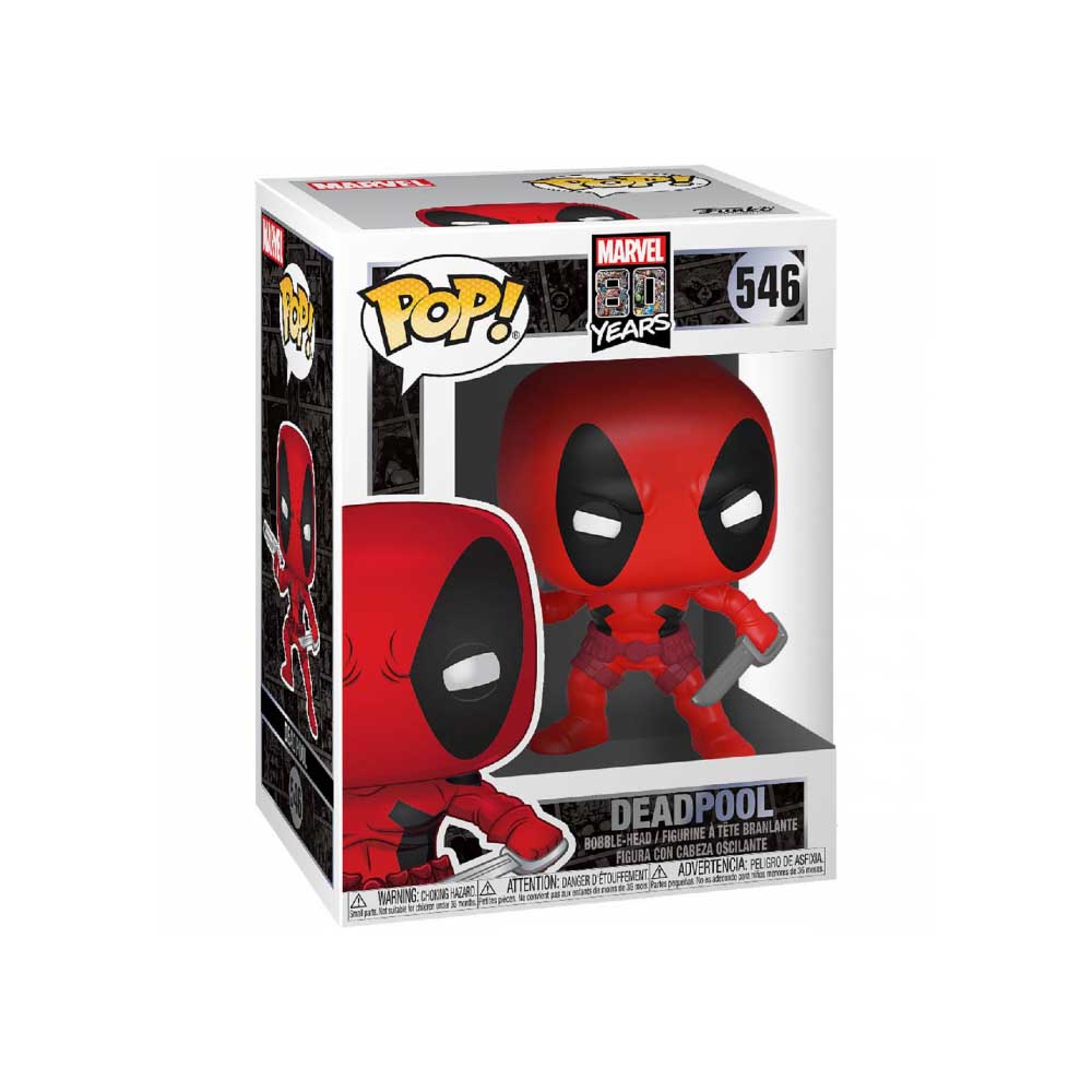 Funko Pop Marvel Edição Especial 80 anos - Deadpool - First Appearance - 85076