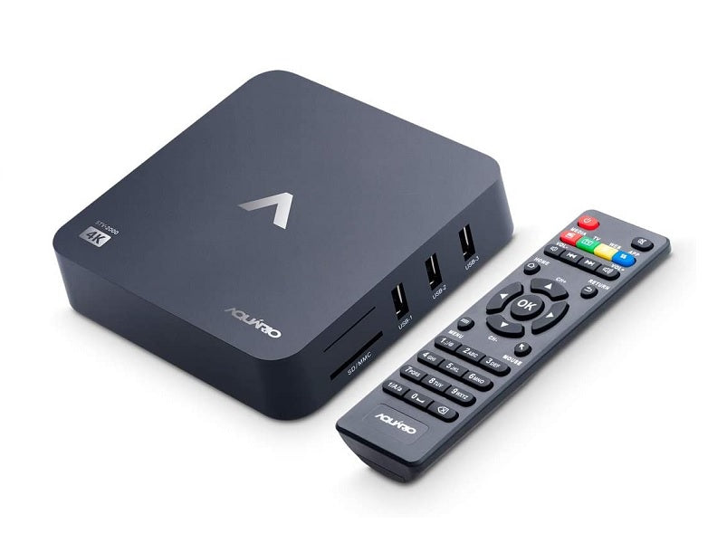 Tv Box Aquario 4K Android 7.1.2 Nougat - STV-2000