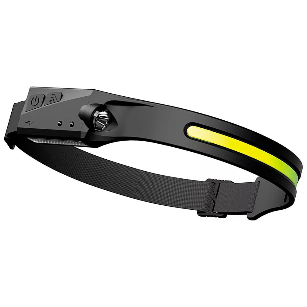 Lanterna de Cabeça Head Light com Sensor de Visão Geral LED Recarregável Leon - LA140
