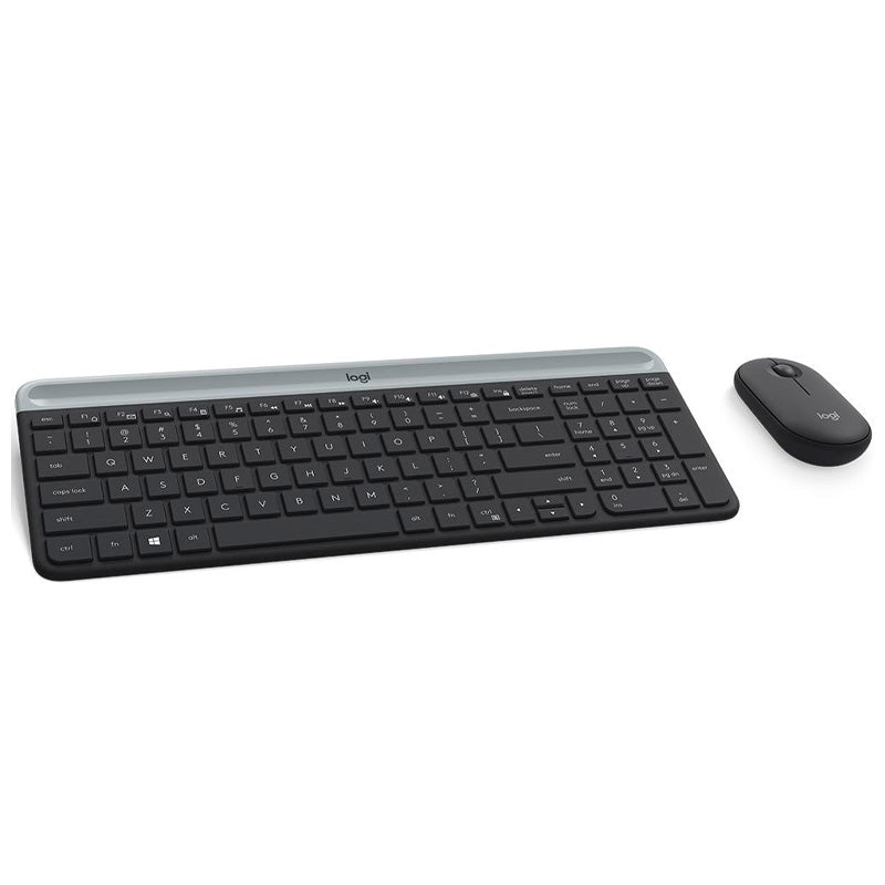 Kit Teclado E Mouse Sem Fio Logitech Mk470 Slim (Teclas Padrão US)- 920-009268