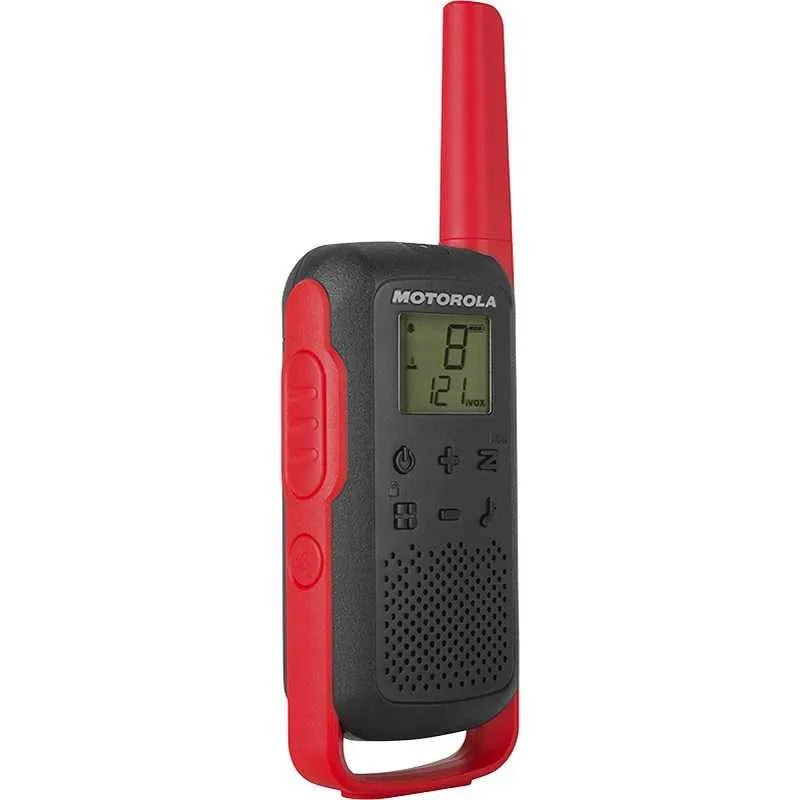 Radio De Comunicacao Walkie Talkie Motorola Talkabout T210br 32 Km Vermelho
