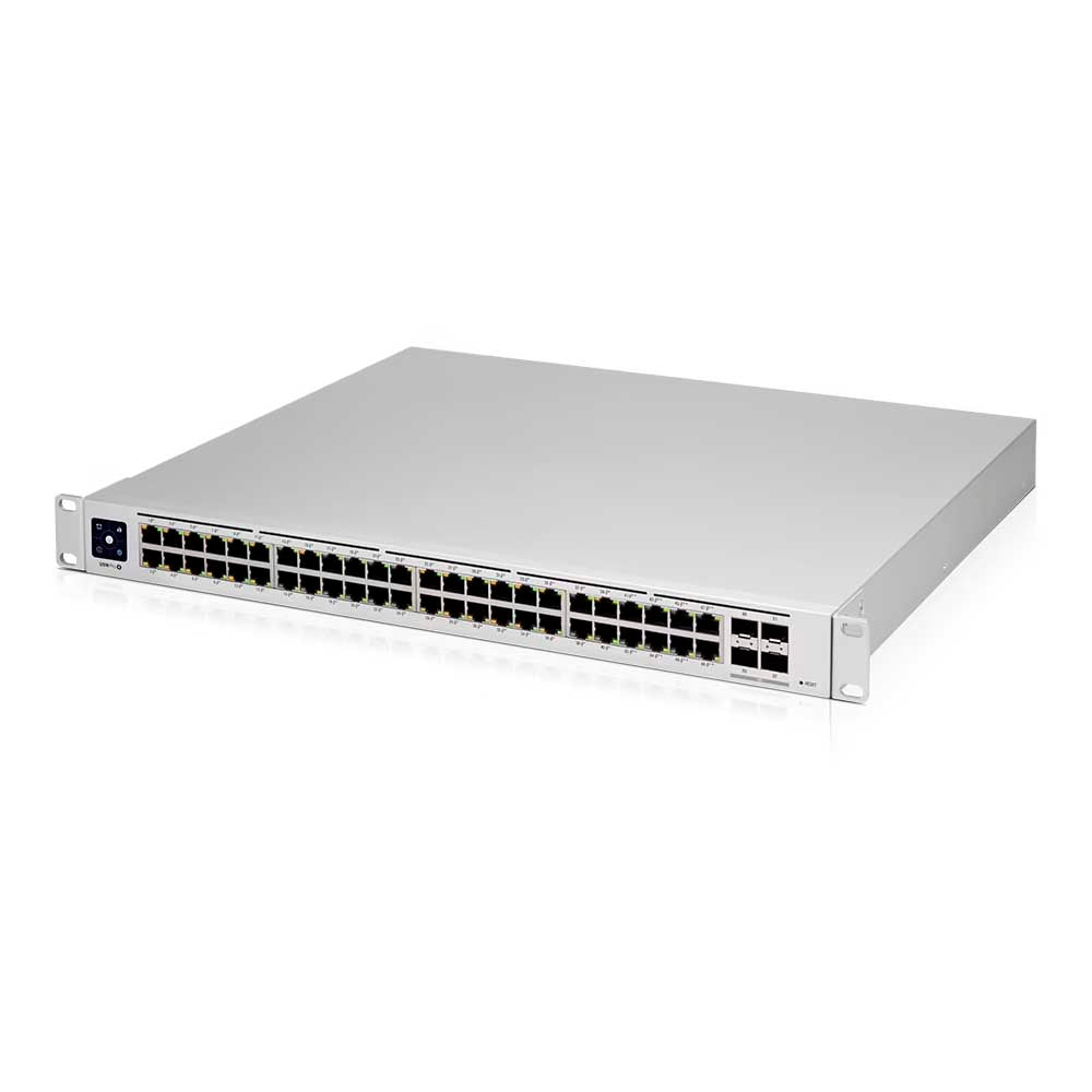 Switch 48 Portas Gigabit 10/100/1000 + 04 Sfp Ubiquiti Unifi Gerenciavel - USW-PRO-48