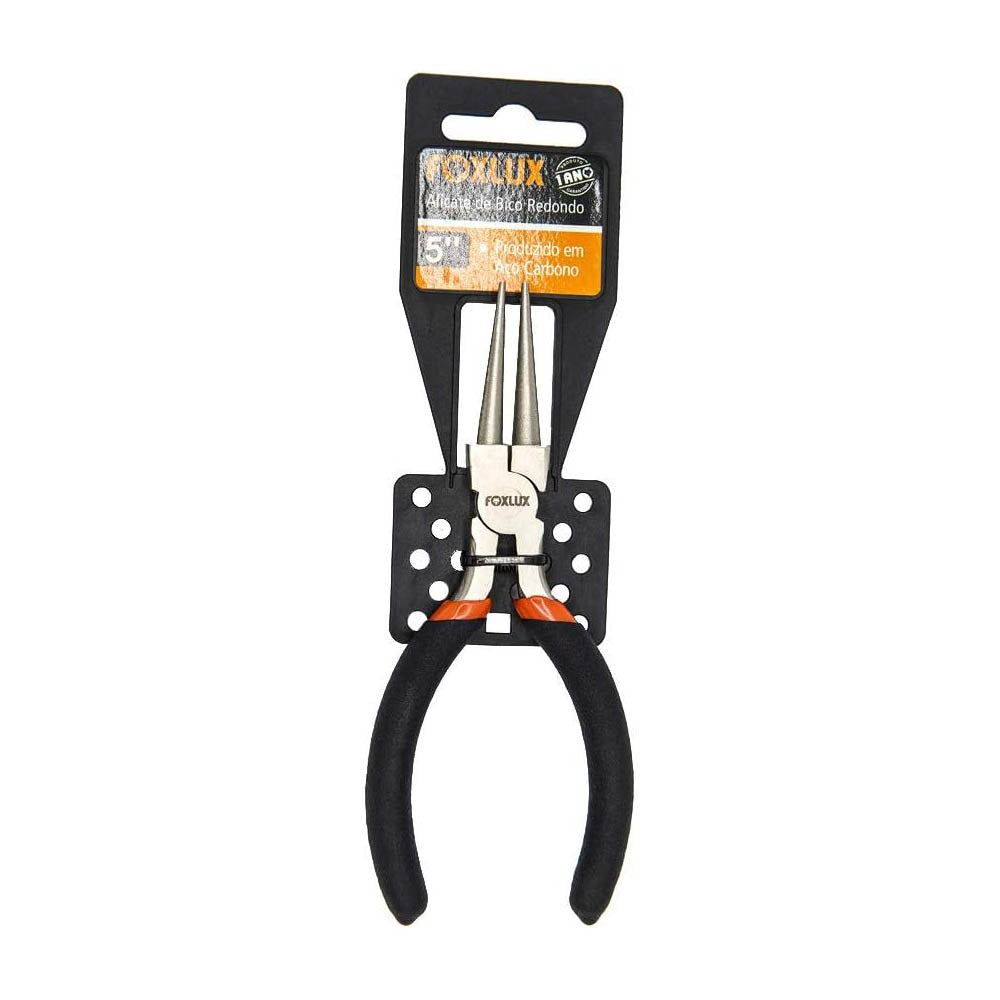 Alicate Mini Bico Redondo 5" Cabo Emborrachado Brasfort - 78148