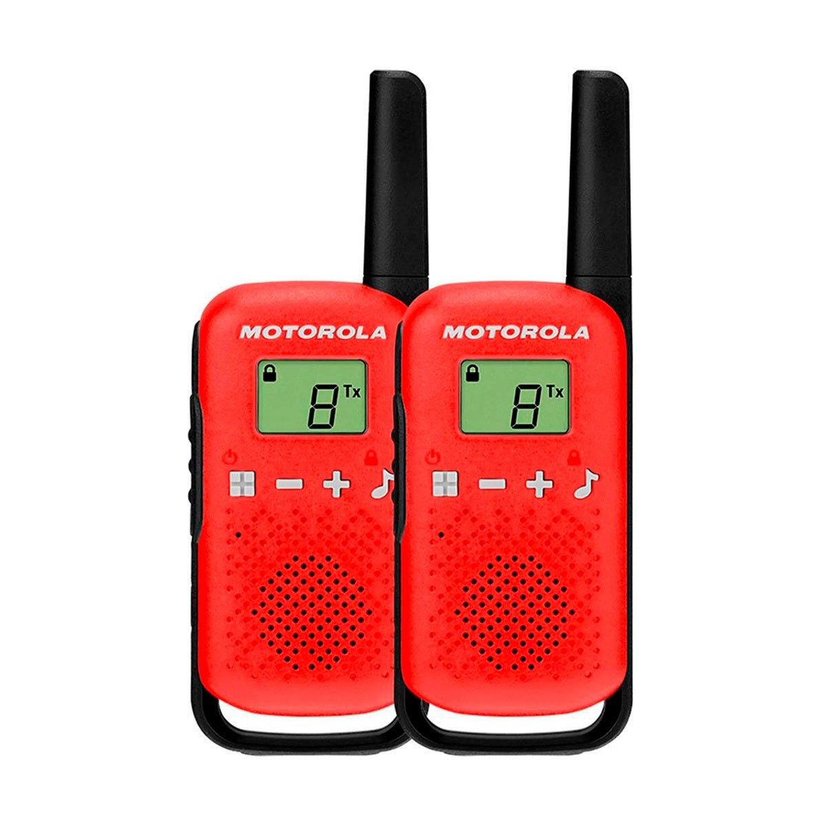 Radio De Comunicacao Walkie Talkie Motorola Talkabout T110br 25 Km Vermelho